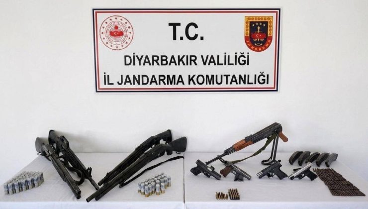Diyarbakır’da Jandarma Silah kaçakçılarına darbe
