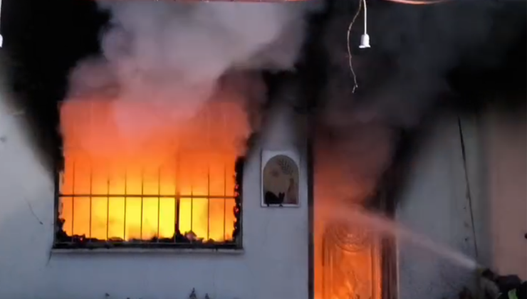 Batman’da ev yangınında eşyalar kullanılamaz hale geldi