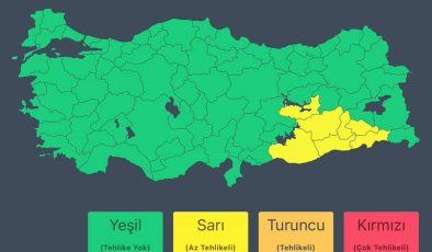 Doğu ve Güneydoğu için kuvvetli sağanak uyarısı