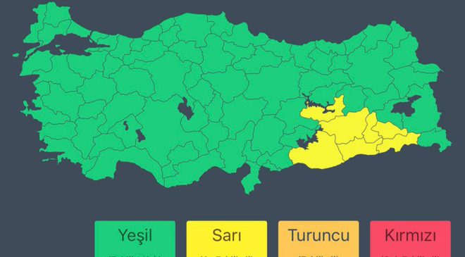 Doğu ve Güneydoğu için kuvvetli sağanak uyarısı