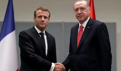 Cumhurbaşkanı Erdoğan, Fransa Cumhurbaşkanı Macron ile görüştü