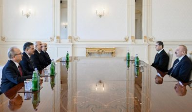 İçişleri Bakanı Çiftçi, Azerbaycan Cumhurbaşkanı Aliyev ile görüştü