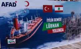 Mersin’den Lübnan’a 730 tonluk insani yardım sevkiyatı yapıldı