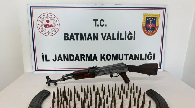Batman’da ruhsatsız silah operasyonu: 2 tutuklama