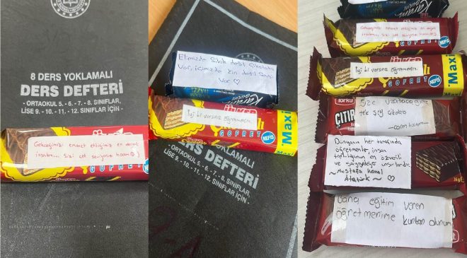 Diyarbakır’da Öğrencilerden Anlamlı Jest: Elimizde Silah Değil Çikolata, İçimizde Kin Değil Sevgi Var