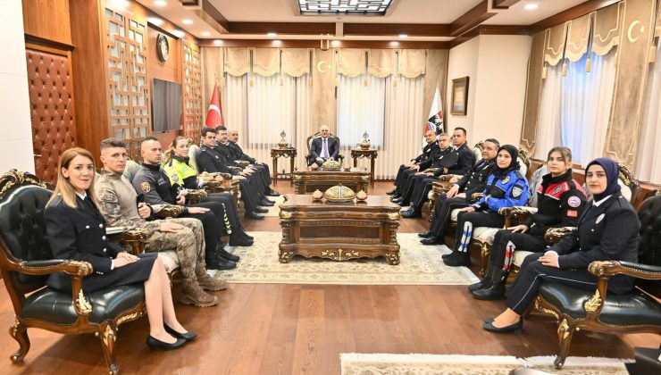 Vali Zorluoğlu Emniyeti Ağırladı