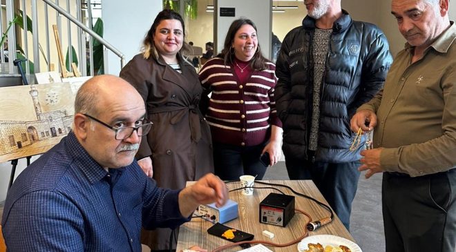 Dicle Üniversitesi’nde Ahşap Yakma Sanatı Yoğun İlgi Gördü