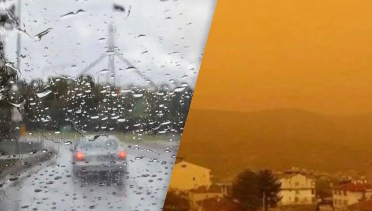Meteoroloji uyardı: Kuvvetli sağanak ve toz taşınımı bekleniyor
