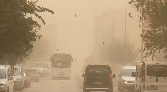 13 il için “sarı” uyarı: Toz taşınımına dikkat