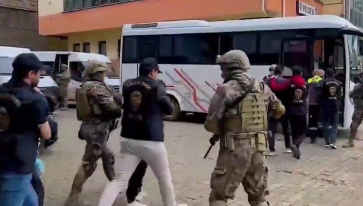 Diyarbakır dahil 22 ilde organize suç operasyonu: 23 tutuklama