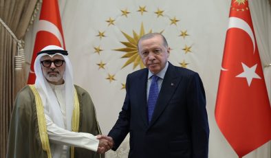 Cumhurbaşkanı Erdoğan, Kuveyt Dışişleri Bakanı Sabah’ı kabul etti