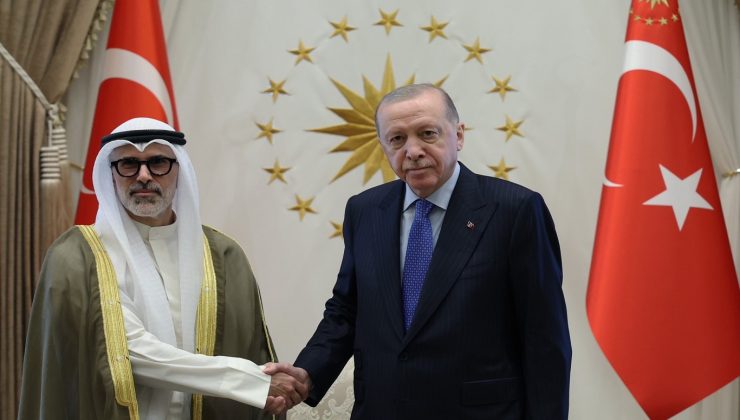 Cumhurbaşkanı Erdoğan, Kuveyt Dışişleri Bakanı Sabah’ı kabul etti