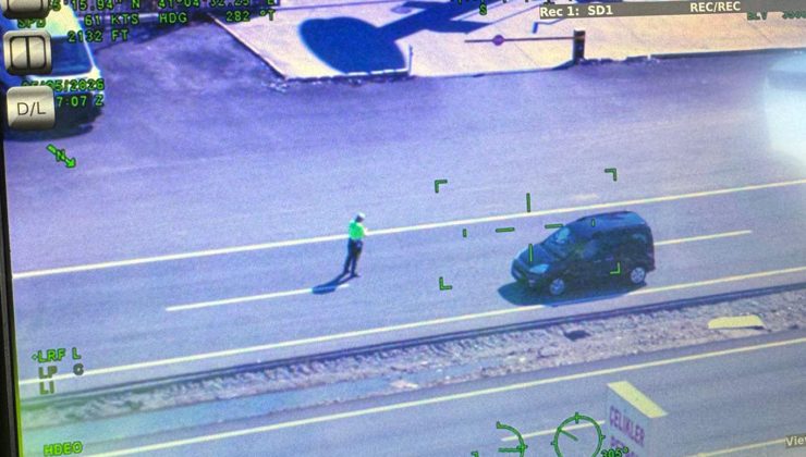 Batman’da hava destekli trafik denetimi