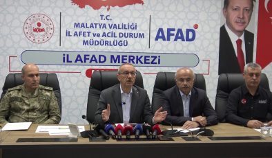 Malatya Valisi Yavuz: Deprem sonrası 74 vatandaş hastanelere başvurdu