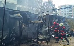 Malatya’da işçilerin kaldığı konteynerlerde yangın