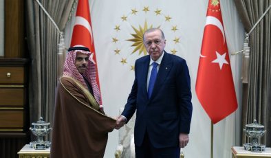 Cumhurbaşkanı Erdoğan, Suudi Arabistan Dışişleri Bakanı’nı kabul etti