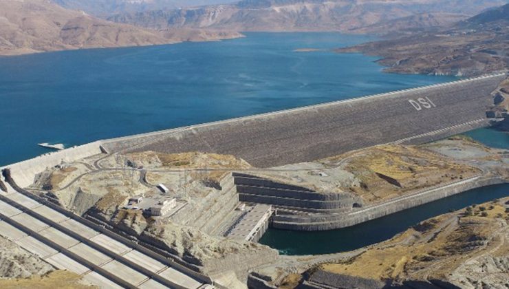 Ilısu Barajı’nda kontrollü su tahliyesi başlatıldı