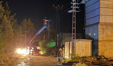 Şanlıurfa’da Dicle Elektrik ekipleri fırtına nedeniyle gece boyunca sahadaydı