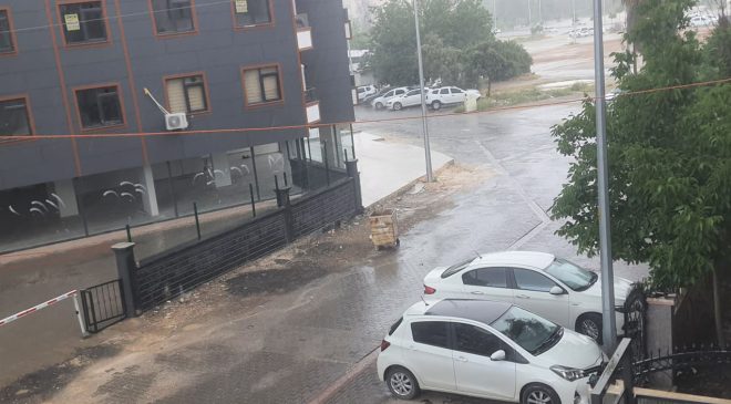 Şanlıurfa’da sağanak yağış etkili oldu