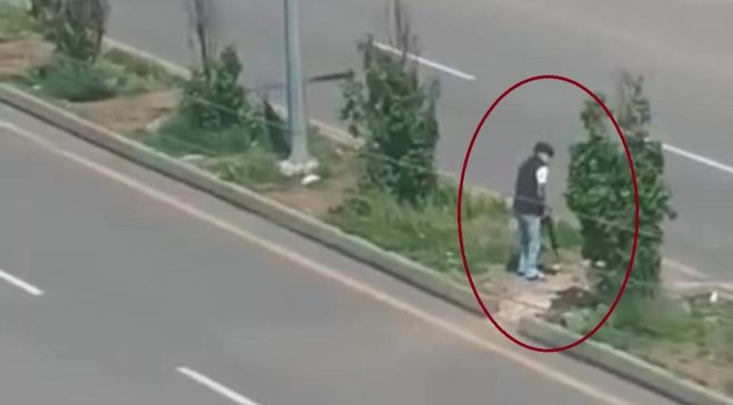 Diyarbakır’da silahlı çocuk panik yarattı