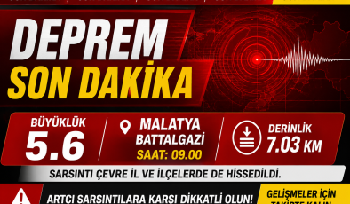 Malatya 5.6 ile Sallandı