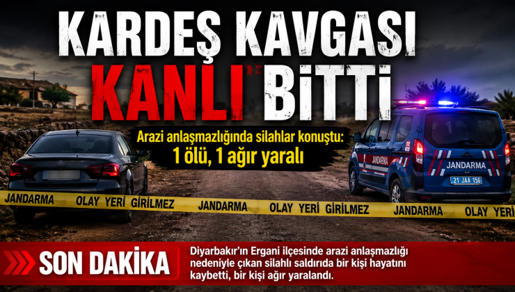Diyarbakır’da Bir Kişi Kardeşini Kurşunlarının Hedefi Etti