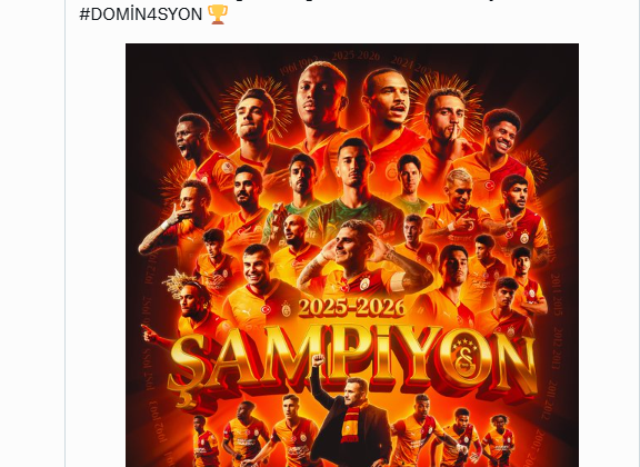 Amedspor’dan Şampiyon Galatasaray’a İlk Tebrik Mesajı