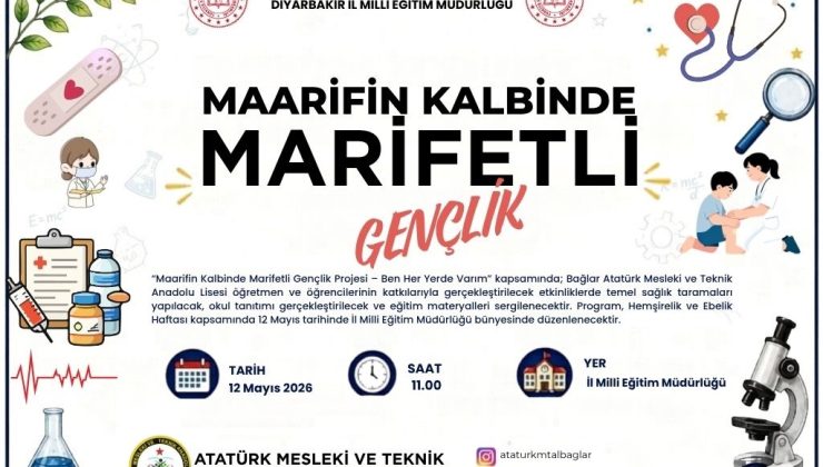 Diyarbakır’da “Marifetli Gençlik” Sağlık Haftası Etkinlikleri Başlıyor