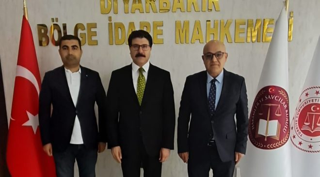 Diyarbakır Bölge İdare Mahkemesinin Yeni Başkanına Anlamlı Ziyaret