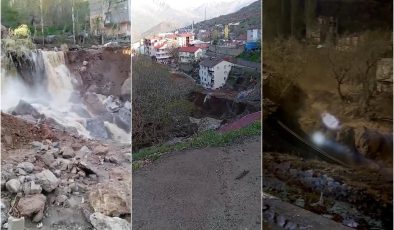 Şırnak’ta yağışlardan sonra dereler taştı, evleri ve köprüleri yıktı