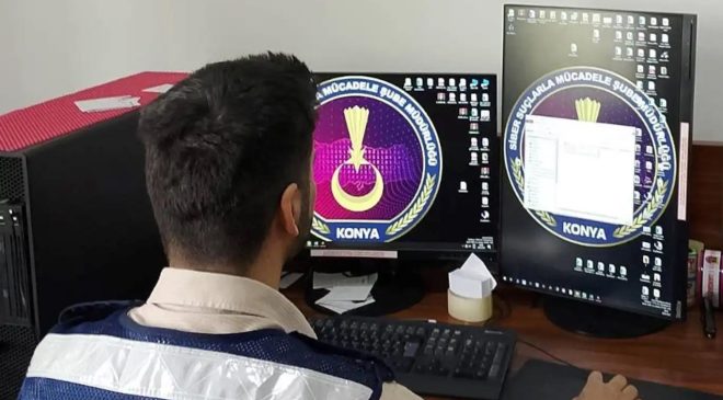 Konya’da 18 binden fazla sosyal medya hesabı ve site incelendi