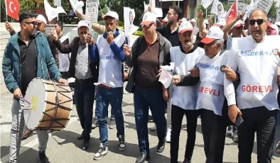 Diyarbakır’da İşten Çıkarılan İşçilerden Davullu Protesto: “686 Gündür Direniyoruz”