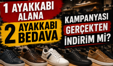 1 Ayakkabı Alana 2 Ayakkabı Bedava Kampanyası Gerçekten İndirim mi?
