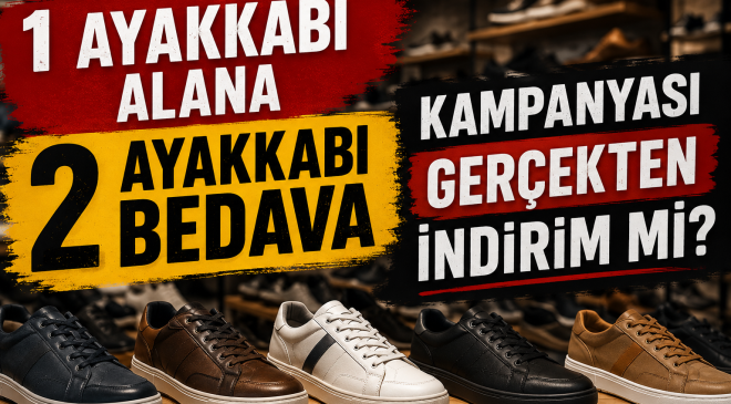 1 Ayakkabı Alana 2 Ayakkabı Bedava Kampanyası Gerçekten İndirim mi?