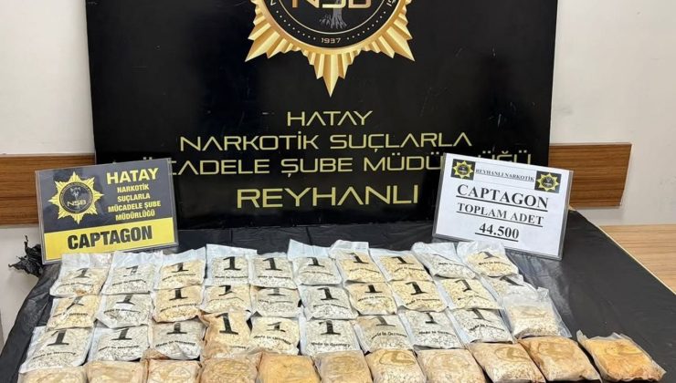 Hatay’da uyuşturucu operasyonları: 77 tutuklama