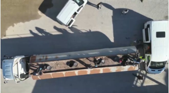 Akaryakıt tankerinde 30 düzensiz göçmen yakalandı