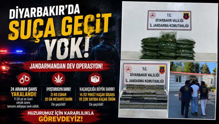 Diyarbakır’da JASAT Suç ve Kaçakçılığa Geçit Vermiyor