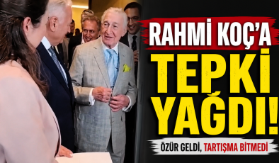 Rahmi Koç’tan Özür Mesajı