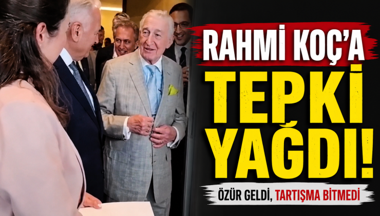 Rahmi Koç’tan Özür Mesajı