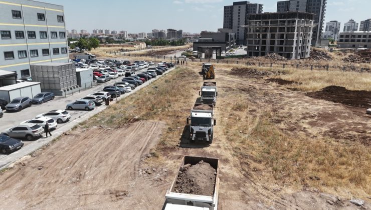 Diyarbakır’da Gazi Yaşargil Hastanesi’ne Otopark Yapılıyor