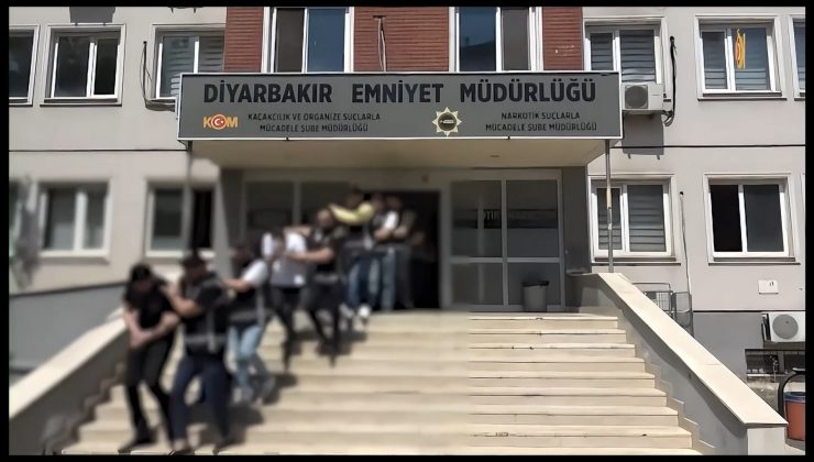 Diyarbakır’da Silahlı Suç Örgütüne Büyük Darbe: 40 Gözaltı, 15 Tutuklama