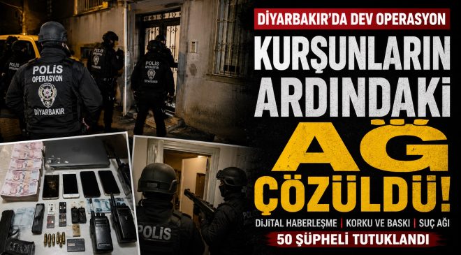 Diyarbakır’da ‘Yeni Nesil Suç’ Operasyonu: Korku İmparatorluğuna Darbe