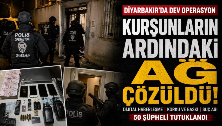 Diyarbakır’da ‘Yeni Nesil Suç’ Operasyonu: Korku İmparatorluğuna Darbe