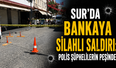 Sur’da Bankaya Silahlı Saldırı: Polis Şüphelilerin Peşinde