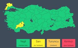 İçişleri Bakanlığı, 4 şehri “sarı” kodla uyardı