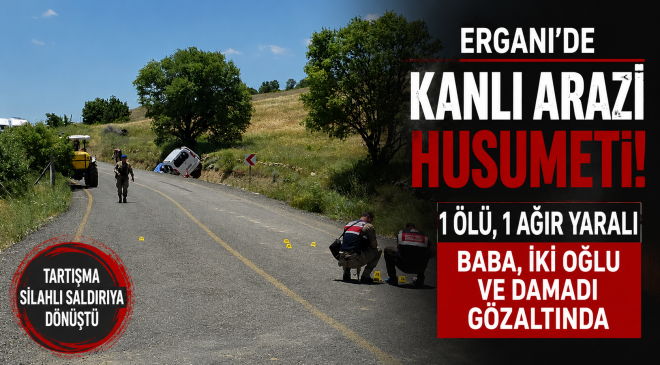 Ergani’de Kanlı Arazi Husumeti: Baba, İki Oğlu ve Damadı Gözaltında