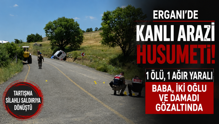 Ergani’de Kanlı Arazi Husumeti: Baba, İki Oğlu ve Damadı Gözaltında