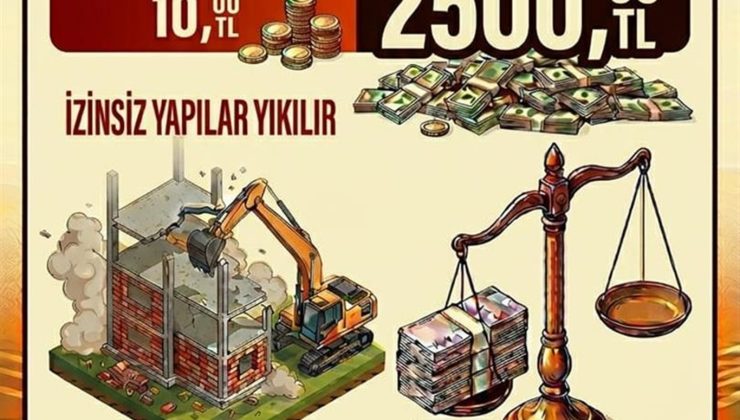 Tarım arazilerinde izinsiz yapılaşmaya 10 milyon liraya varan yaptırım