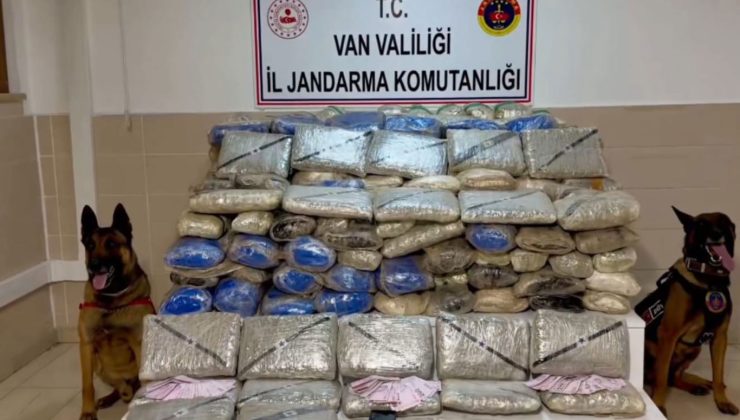 Van’da durdurulan tırdan 333 kilo uyuşturucu çıktı