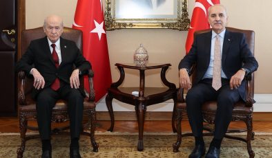 TBMM Başkanı Kurtulmuş, Bahçeli’yi ziyaret etti